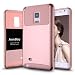 Note Edge Case,AnnBay for Samsung Galaxy Note Edge 2in1 Series Heavy Duty armor Hard Cover Case Hybrid Soft Silicone TPU Case(Rose Pink)