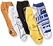 STAR WARS Chewbacca Darth Vader R2-D2 Faces 5 Pack Ankle Socks