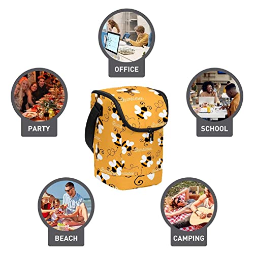 Lonchera de abeja con aislamiento térmico para conservar comida 4