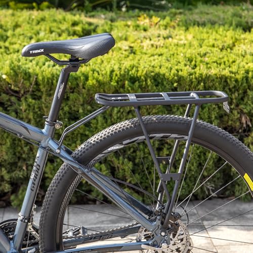 CXWXC Rear Bike Rack - Bike Cargo Rack for Disc Brake/Non-Disc Brake Mount - 66lbs Bicycle Pannier Touring Carrier Rack for 26\"-27.5” or 29\" Frames (for 29\" Bikes)