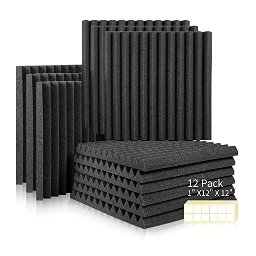 Pannelli fonoassorbenti, 12 Pezzi