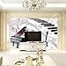 ZCFGG Adesivi Murali Adesivi Creatività musica pianoforte 300 x 210cm per Camera da Letto Ragazze Soggiorno Asilo Nido Decorazioni Parete