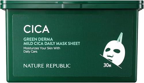 NATURE REPUBLIC ( ネイチャーリパブリック ) グリーンダーマCICA デイリーシートマスク 30枚(350ml)×1 大容量 ( CICA / セラミド )NATURE REPUBLIC ( ネイチャーリパブリック )…