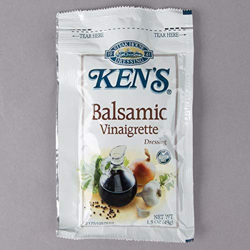 BWS Ken's Foods, Inc. 1.5 oz. Balsamic Vinaigrette Packets, Case of 60