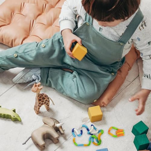 15pcs quiet twisty fidget toys  squeeze twist and spin  multicolored sensory toys for kids and adults stress relief toys amp educational tools for classroomalternative gifts random color