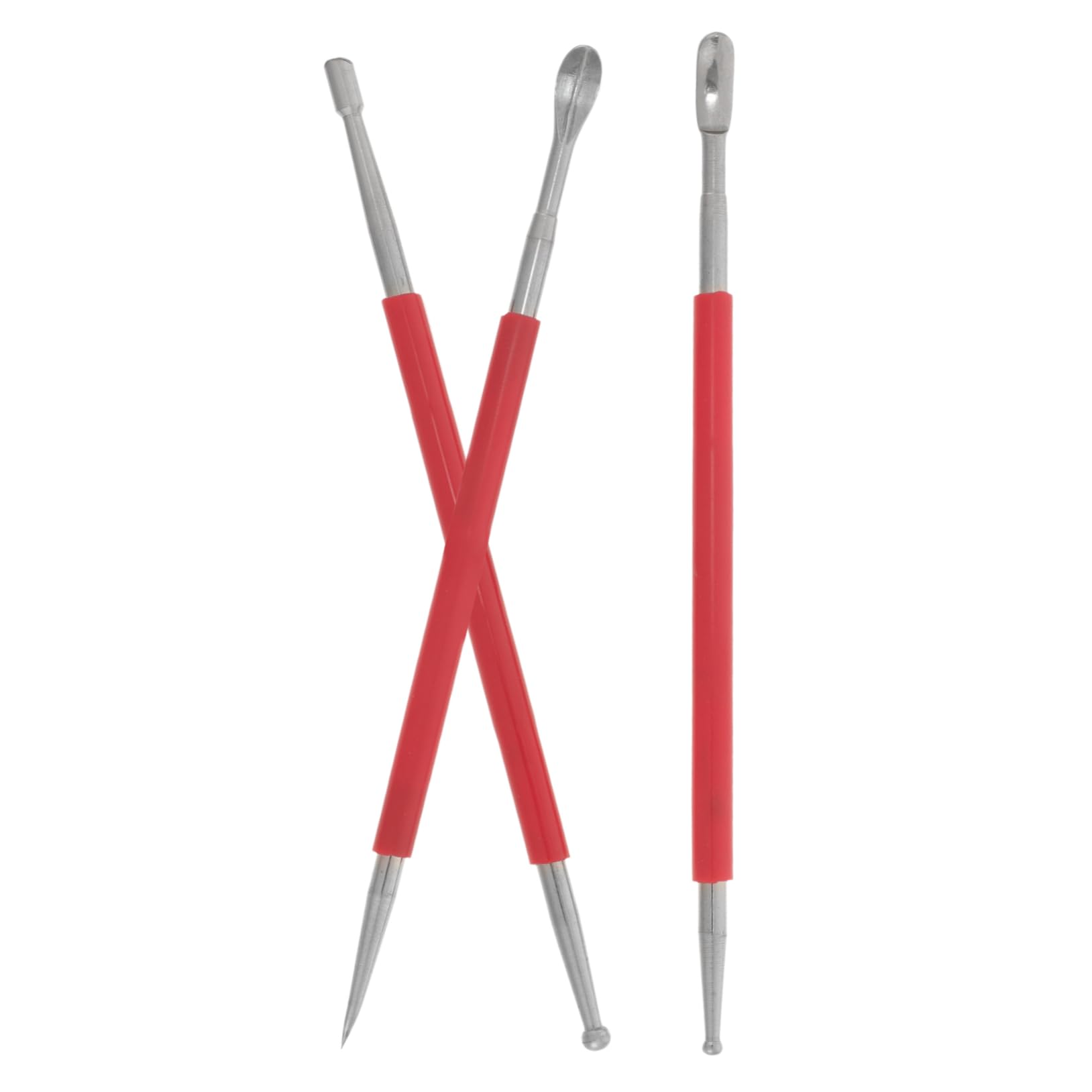 Homoyoyo Clay Accessories 3 in 1 Clay Modeling Tools for Sculpture Pottery Crafting Supplies
