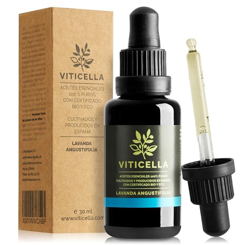 Viticella Aceite esencial de lavanda angustifolia. Aceite esencial humidificador.