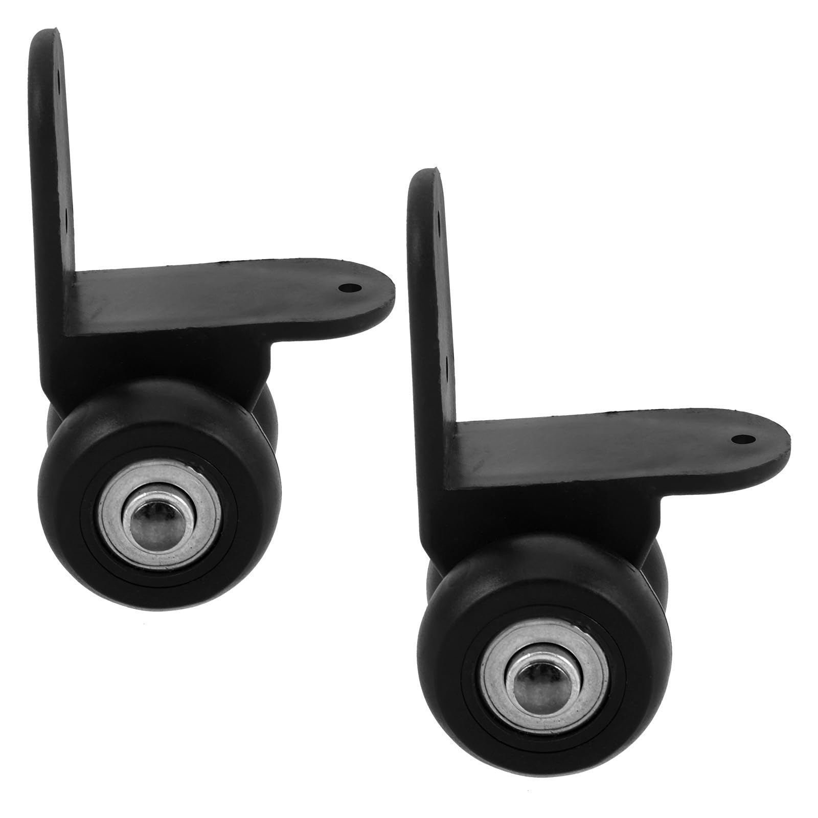 roulettes Pivotantes à Plaque en Fer et Caoutchouc pour Haut-Parleur, Mobilité Facile Bruit, pour Transport D'équipement Audio et Voyage
