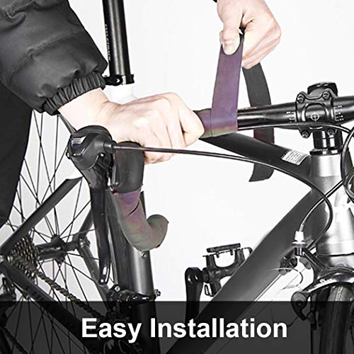 image for Novpeak Reflective Bicycle Handlebar Tapes, Road Bike Handlebar Tape, 