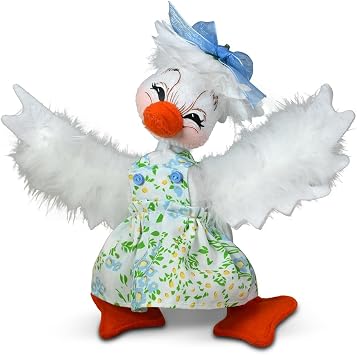 Daisy Days Girl Duck in Light Blue by Annalee Dolls