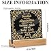 Islamic Acrylic Sign Decor Eid Ramadan Mubarak Table Decor Start and End with Allah Appreciate Hope with Allah Acrylic Plaque Arabic Ramadan Tree Decoration Shelf Cubicle Desktop Art Decoration Black
