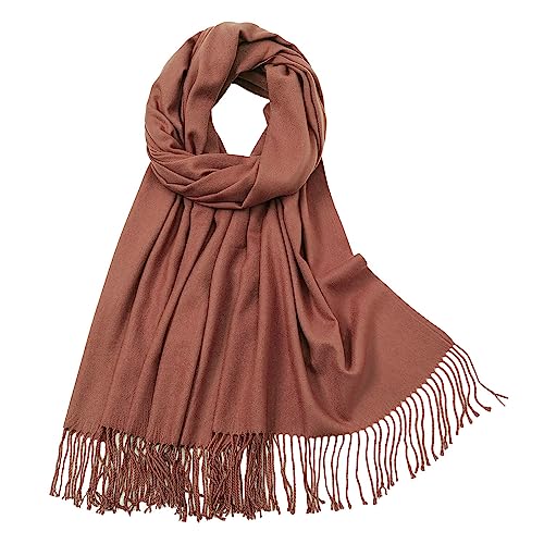 Image of RIIQIICHY Women's Fringe Shawl Wrap Pashmina Scarf for Wedding Evening