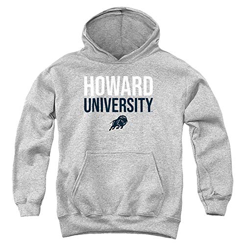 Howard University Official Stacked Youth Kids Boy/Girls Pull-Over Hoodie Sweatshirt