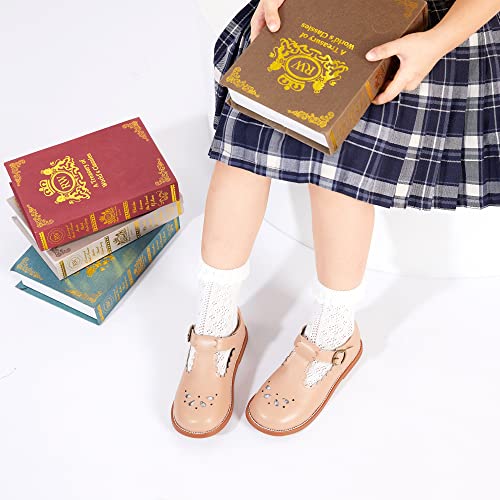 Image of Felix & Flora Toddler Little Girl Mary Jane Dress Shoes - Ballet Flats for Girl Party School Shoes