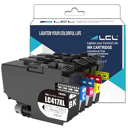 Amazon.co.jp: LCL ブラザー用 LC417XL-4PK LC417XL LC417XLBK