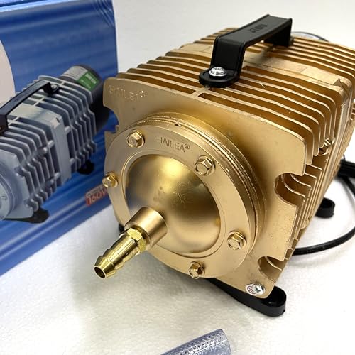 Image of ANMSALES Hailea ACO-009E Magnetic Air Pump AC Series for Pond,Biofloc,Fish Tank,Aquarium,Hydroponics,Etc. (160WATT 145 L /MIN)