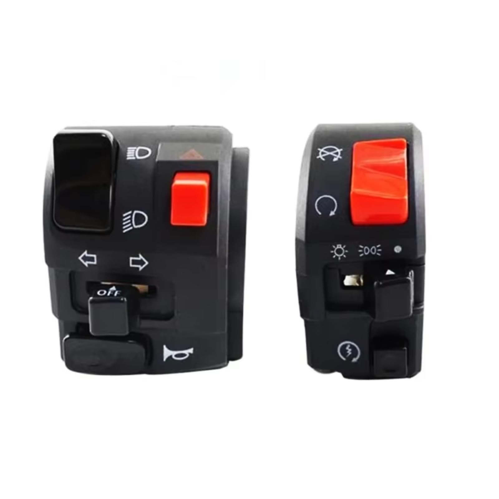 Interruttore Manubrio Moto Da 22mm Indicatore Di Direzione Clacson Universale Fendinebbia Avviamento Elettrico Parti Di Modifica Della Moto Manubrio Kill Interruttore