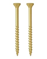 Vista 12 de Tornillos para cubierta #8 x 1-1/2 Pulgadas, Tornillos de madera para exterior, Cabeza de transmisión Torx plana, Rosca parcial, Acero de carbono