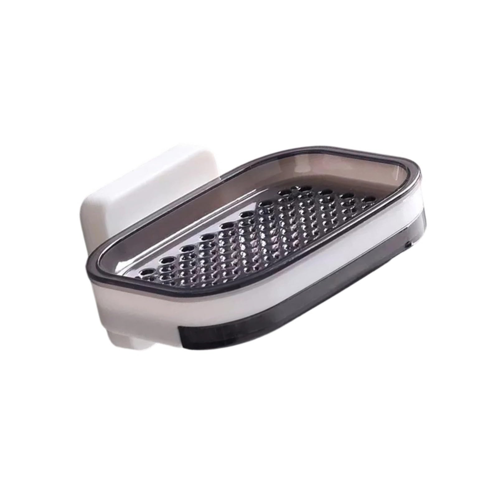 Buxuaaaa Creative Bathroom Soap with Tray Quick Drainage Bathroom Storage Space Saving Soap Holder