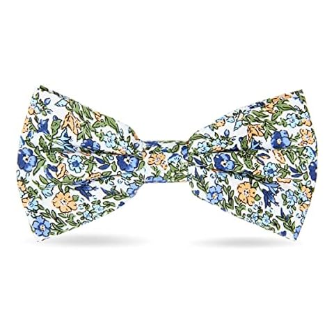 JESLANG Cotton Floral Bow Tie Cover