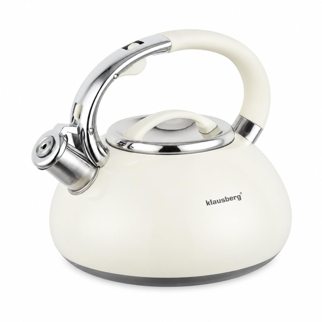 Klausberg Indukcyjny czajnik ze stali nierdzewnej 3,0 l KB - 7076 (kremowy)