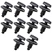 10 clips de plástico gris para estante tipo temprano de repuesto para coche compatible con Nissan Juke F13 2013 y más nuevo 799161KA3A
