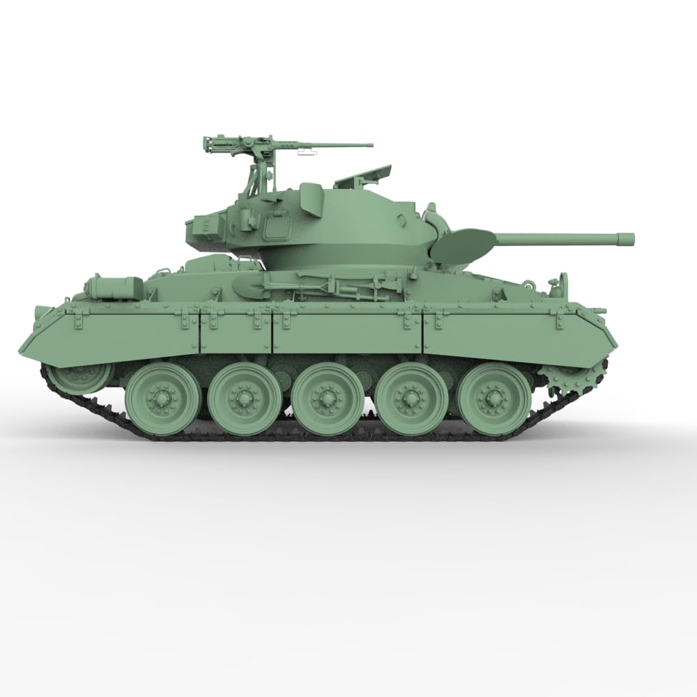 MRY-SFW SS16512 1/16 zestaw do budowy modelu wojskowego US M24 Chaffee lekki czołg