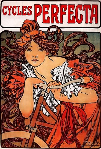 Tableaux moderne toile de maître classique Alphonse Mucha au format 60x90