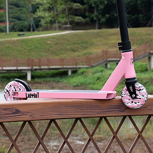 Limit Lmt68 Mini Pro Kick Stunt Scooter-Short And Small Freestyle Trick Scooters For Kids Ages 5 Years And Up-Professional Complete Bmx Scooter Perfect For Beginners Children Boys And Girls Gifts Pink #TOP2