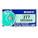 Sony 377 (SR626SW) 1.55V Silver Oxide 0%Hg Mercury Free Watch Battery (2 Batteries)