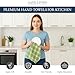 LANE LINEN Cotton Kitchen Towels Set, 4-Pack – Absorbent, Quick-Drying Dish Towels, 18