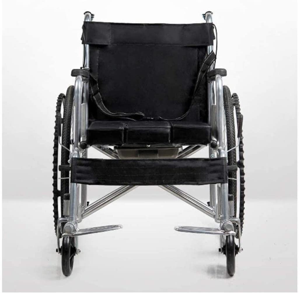 Silla de Ruedas Ultraligera Plegable,Silla de Ruedas de Transporte Portátil,Silla de Ruedas de Aluminio Deportiva Manual Autopropulsada