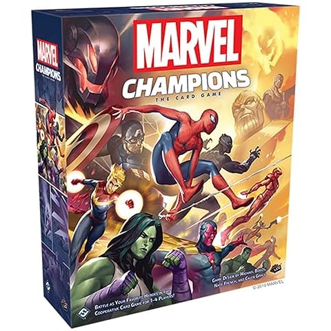 Marvel Champions The Card Game (Base Game) - Superhero Strategy Game, Cooperative Game for Kids and Adults, Ages 14+, 1-4 Players, 45-90 Minute Playtime, Made by Fantasy Flight Games Cover