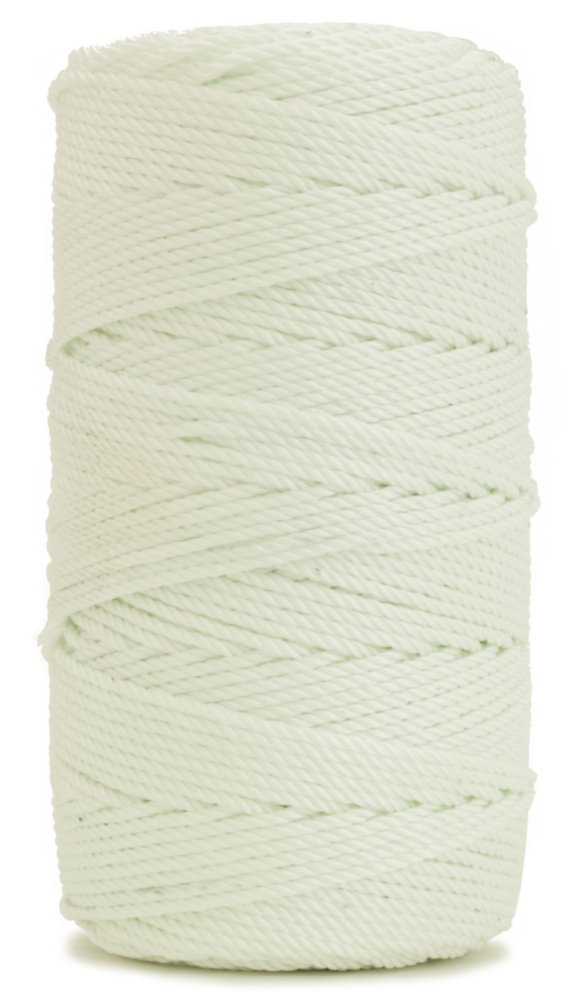 Rosary Twine, Twisted Nylon. Size #36, White, 1 lb 3-Pack