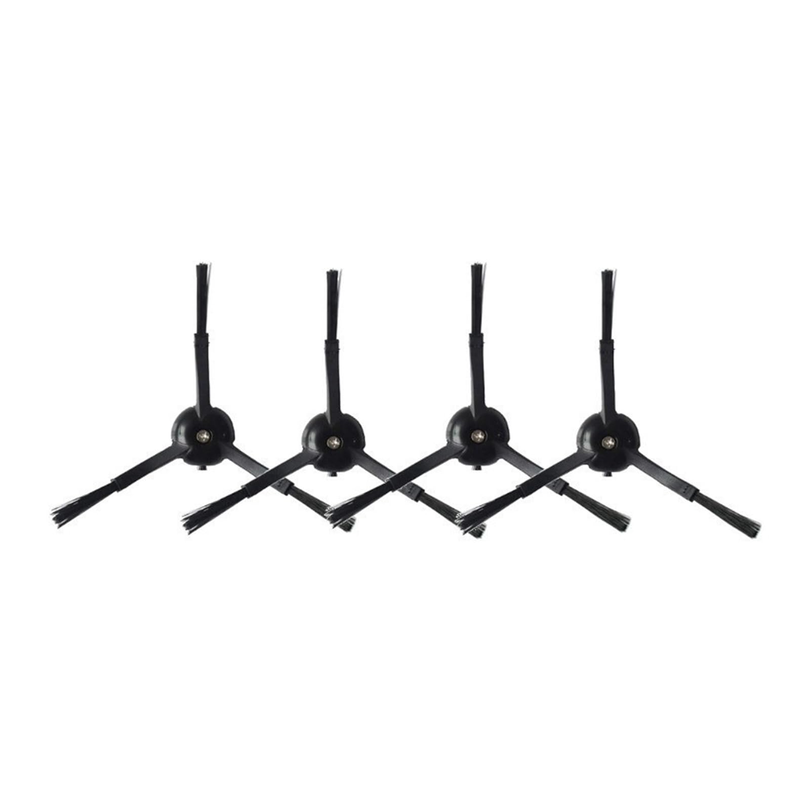 Brosses latérales pour Roborock Qrevo MaxV et S8, pack de 4 pièces noires