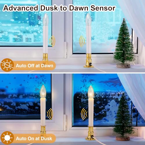 Tobusa GY-C-10.6-U-A29 4 Pack Christmas Electric Window Candle Lights thumb #3