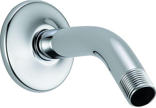 Delta Faucet U4993-PK Brazo de ducha y brida de 5.75 pulgadas, cromado Cromado,Latón pulido,Champagne bronce,Inoxidable,Bronce veneciano