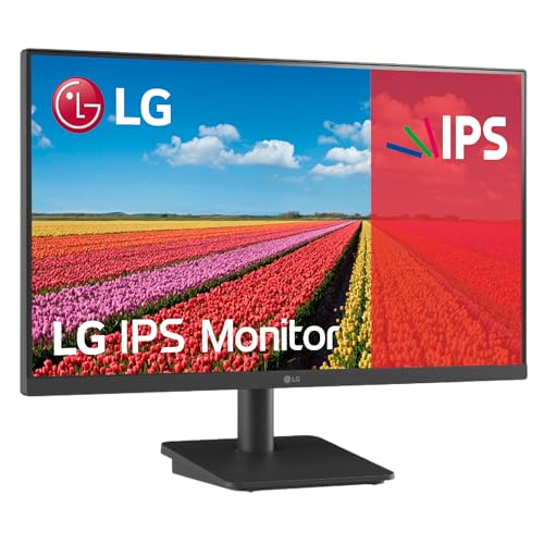 LG 24MS500-B - Monitor Full HD, 24', Pantalla IPS, (1920x1080), 16:9, 5 ms, 100 Hz, Black Stabilizer, Reader Mode, Flicker Safe, Negro