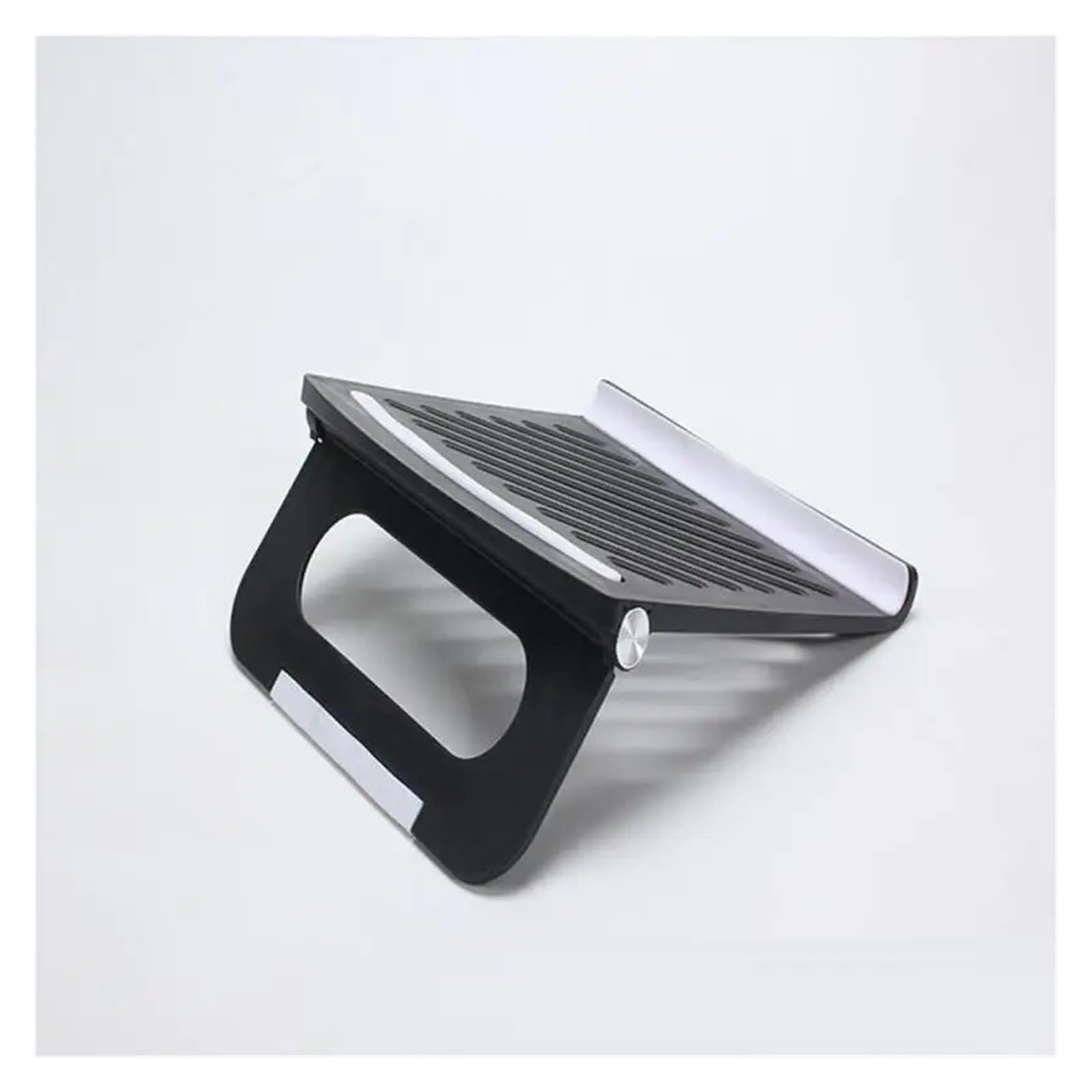 Support d'ordinateur portable réglable contre le mal de dos noir