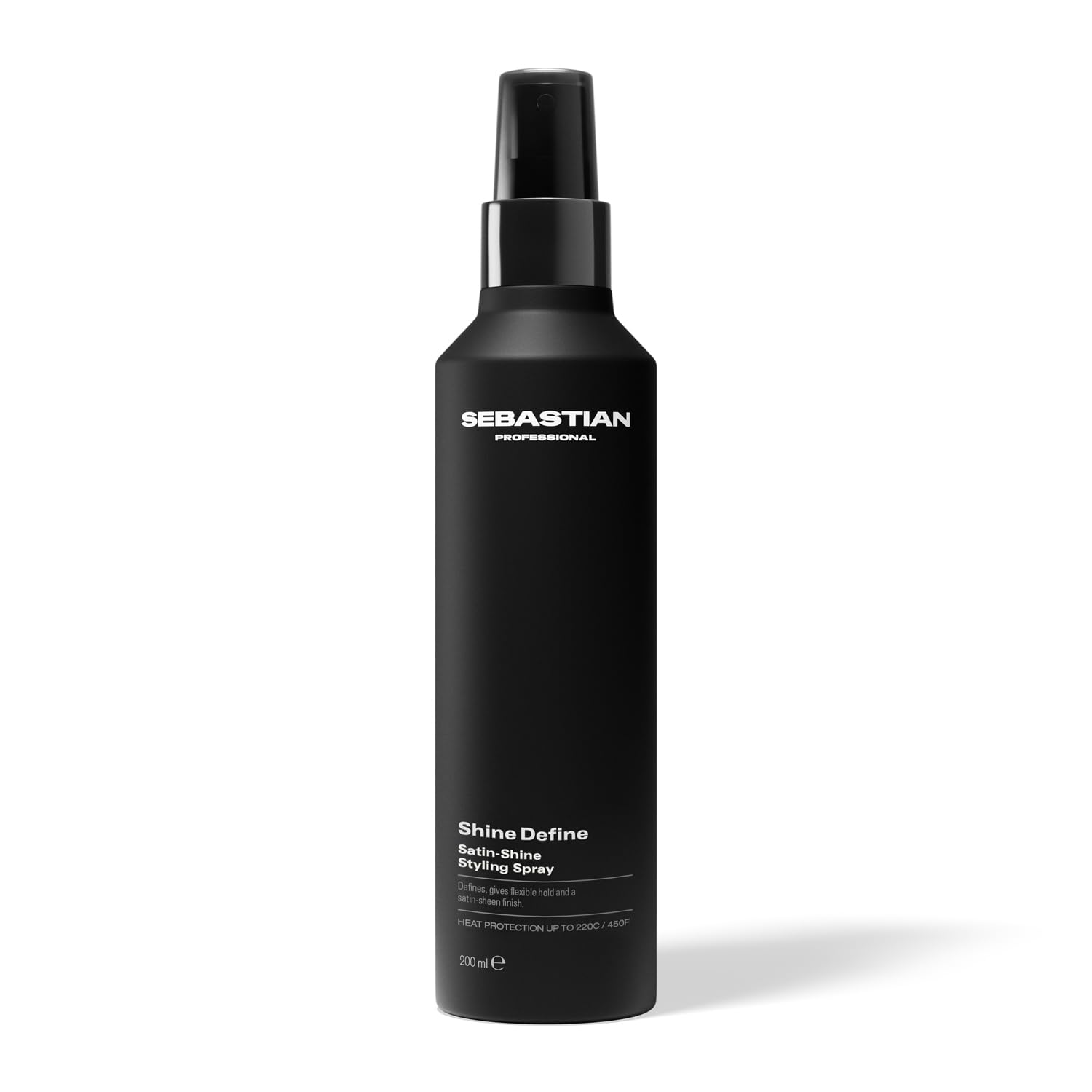 Sebastian Professional Shine Define Satin-Shine Styling Spray – Spray styling con protezione termica, definisce i capelli con tenuta flessibile e finitura luminosa, 200ml