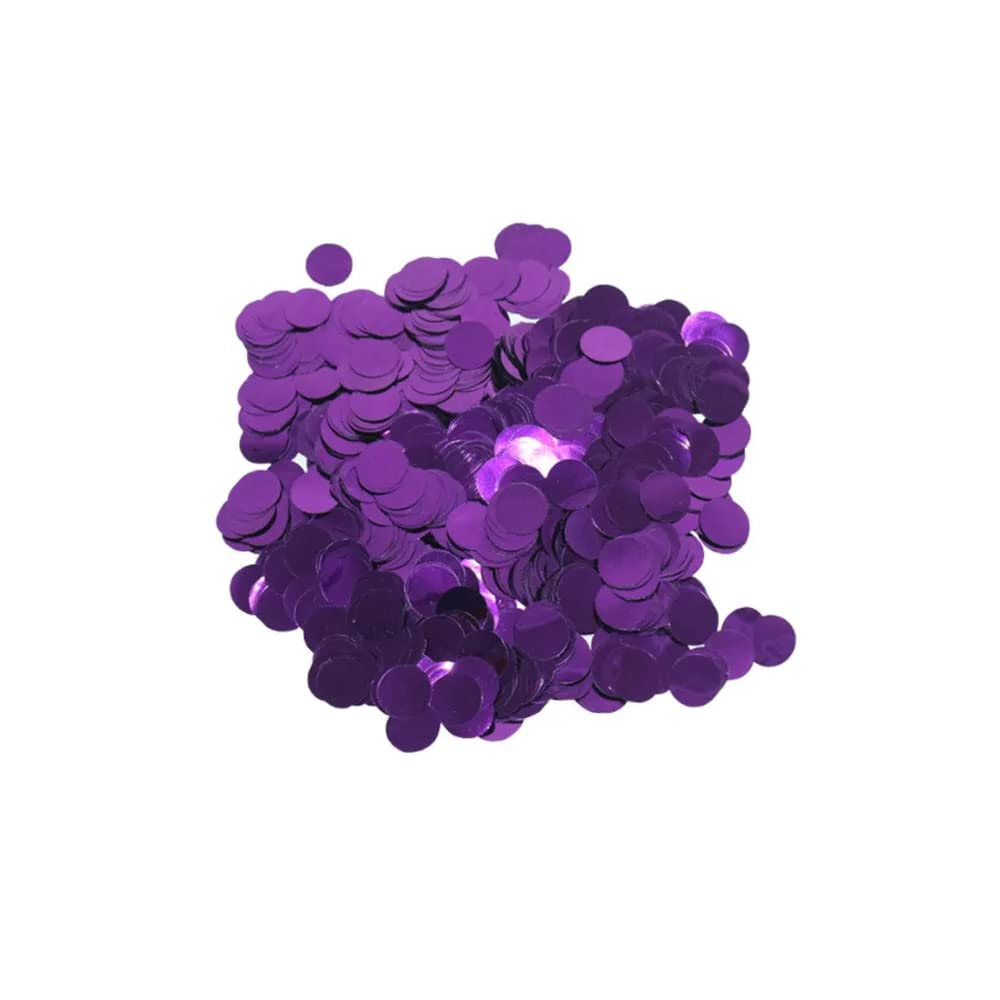 Round Tissue Paper Table Confetti Dots for Party, Birthday Decoration, Wedding, Anniversary Balloon Table Decoration(Purple)