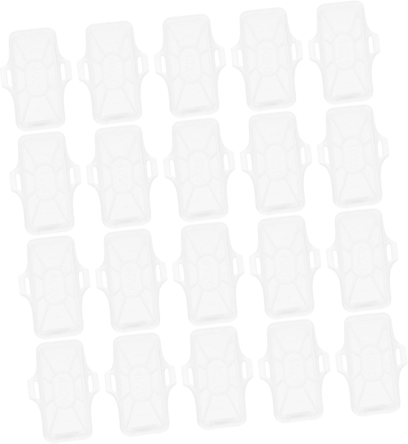 100pcs Plastic Cable Label Holder Case with Easy Replacement