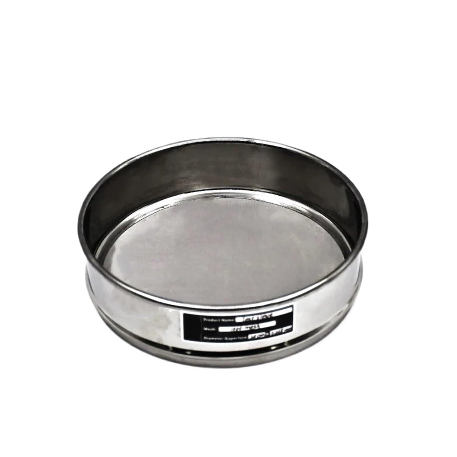 Sito testowe do analiz laboratoryjnych — oczka 20 cm, 1000, wielkość porów 0,008 mm, trwała stal nierdzewna 304