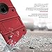 ZIZO Bolt Series for iPhone Xs Max case Military Grade Drop Tested with Tempered Glass Screen Protector, Holster, Kickstand RED Black