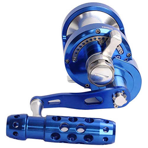 Cnc Full Metal Trolling Jigging Reel 25Kg 55Lbs Lever Drag Deep Sea Ocean Boat Fishing One Speed #TOP4