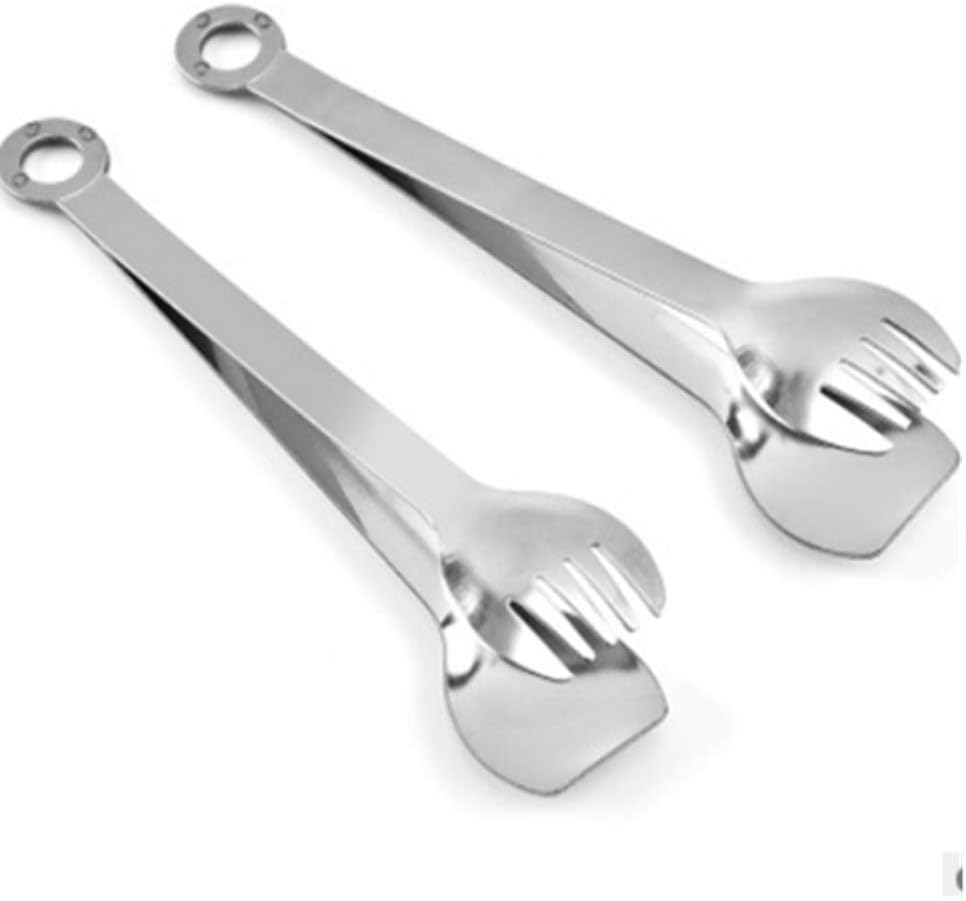 4 Pack Serving Tongs Stainless Steel Mini Ice Tongs Sugar Tongs