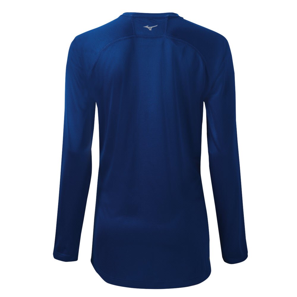 Mizuno Maillot d'entraînement pour Fille Moyen Bleu Marine