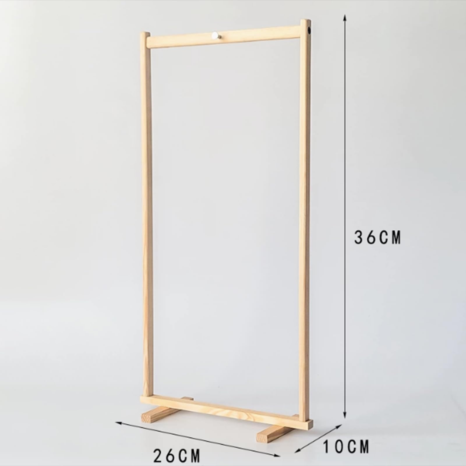 Support Multifonction En Bois pour Cloches et Gong avec Assemblage Rapide Adapté Aux Studios de et Aux Environnements Scolaires, 36cm