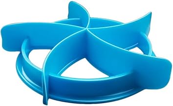 Chip Dip Sets Dough Press Mold Set2PCS Bread Dough Press Mold Set Bread Cutters Baking Bread Rolls Mold Bread Press Stamp for Baking Bread Rolls Desserts (Blue)