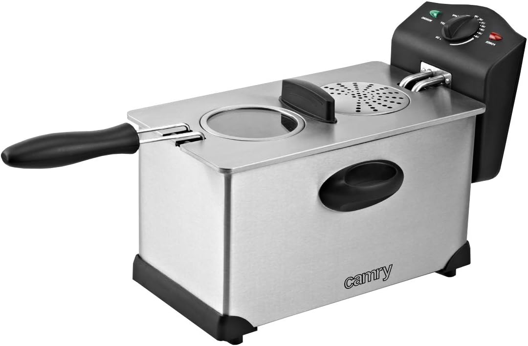 Camry CR 4909 Hot air fryer 3 L Single Black Satin steel Stand-alone 2000 W Camry CR 4909 Hot air fryer 3 L Single Black Satin steel Stand-alone 2000 W